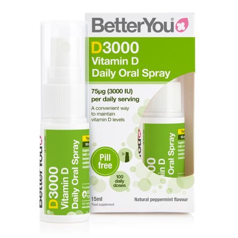 BetterYou D3000 Витамин D3 3000IU Орален спрей 15 мл