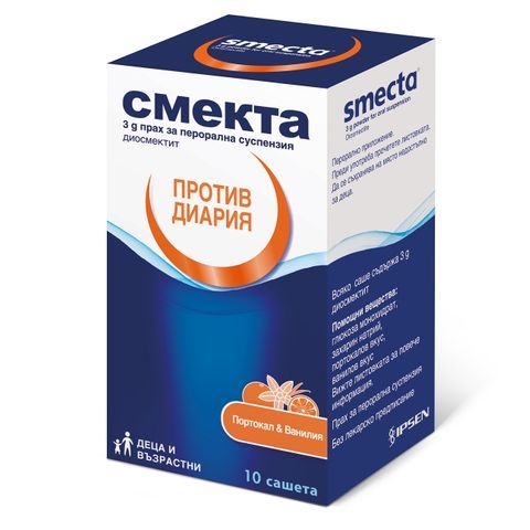 Смекта при диария 3 гр х10 сашета Ipsen Pharma