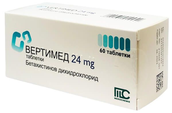 Вертимед 24 мг х 60 таблетки Medochemie