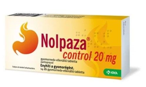 Nolpaza Control За намаляване киселинността в стомаха 20 мг х 14 таблетки KRKA