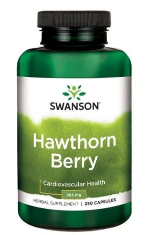 Swanson Hawthorn Berries Глог За здраво сърце 565 мг х250 капсули