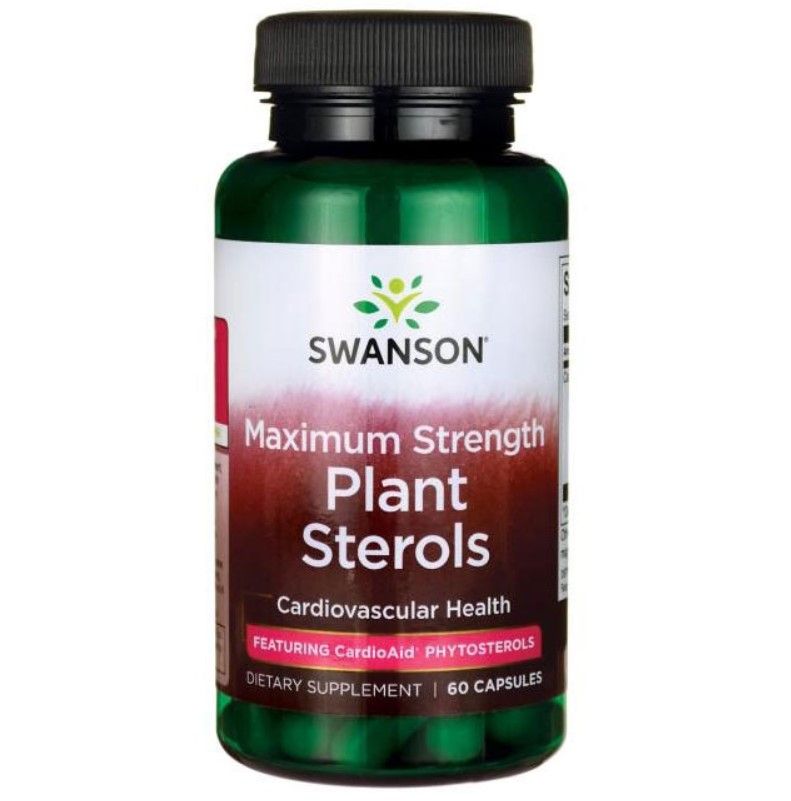 Swanson Plant Sterols Максимално Силни Растителни Стероли за борба с холестерола х60 капсули