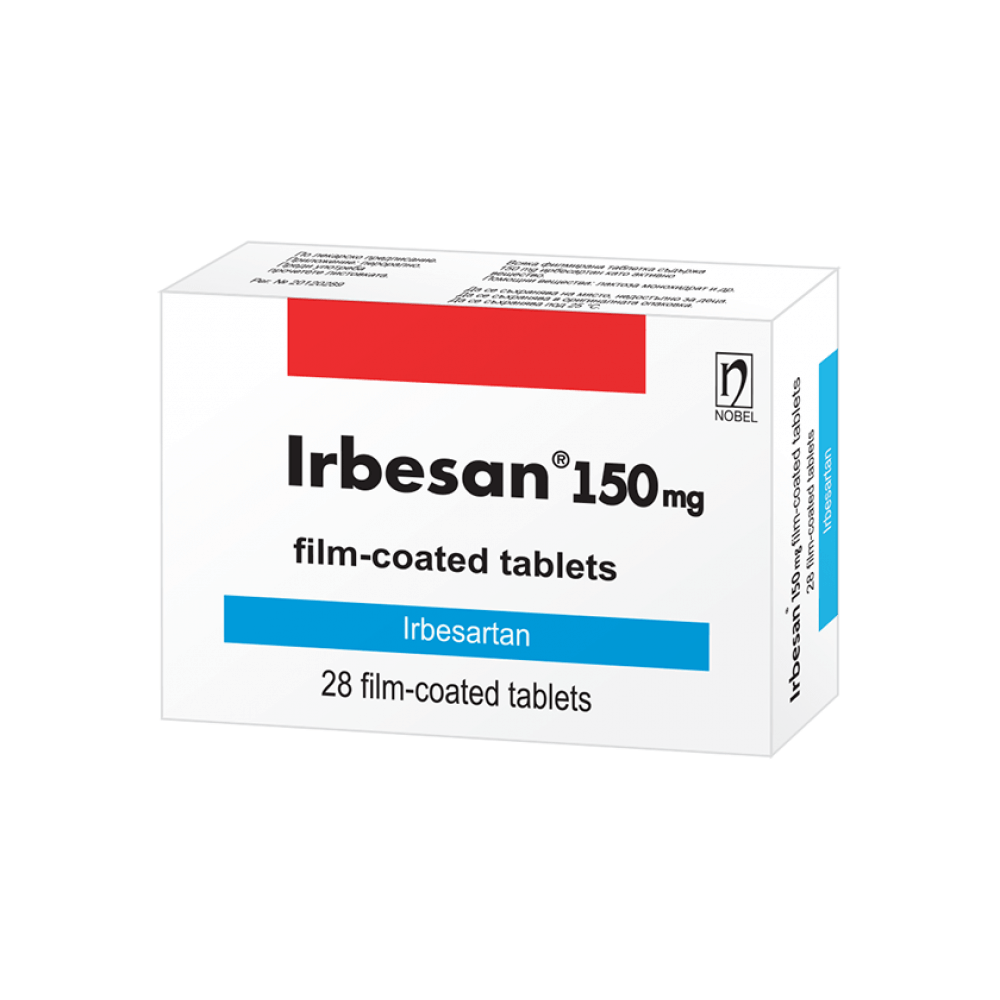 Ирбесан 150 мг х 28 таблетки Nobel Pharma