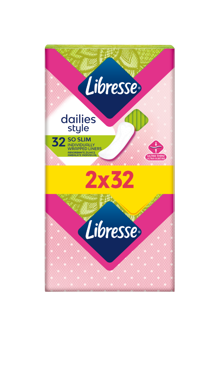 Libresse So Slim Ежедневни дамски превръзки x 64 бр.