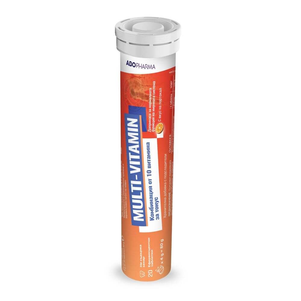 AboPharma Multi-Vitamin Мултивитамини 20 ефервесцентни таблетки