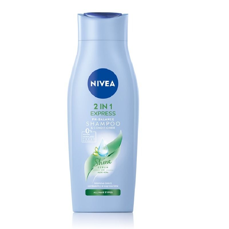 Nivea Express Шампоан и балсам 2в1 за всеки тип коса 400 мл