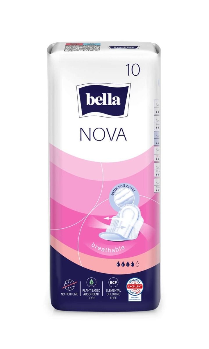 Bella Nova Classic Дамски превръзки с крилца х 10 бр