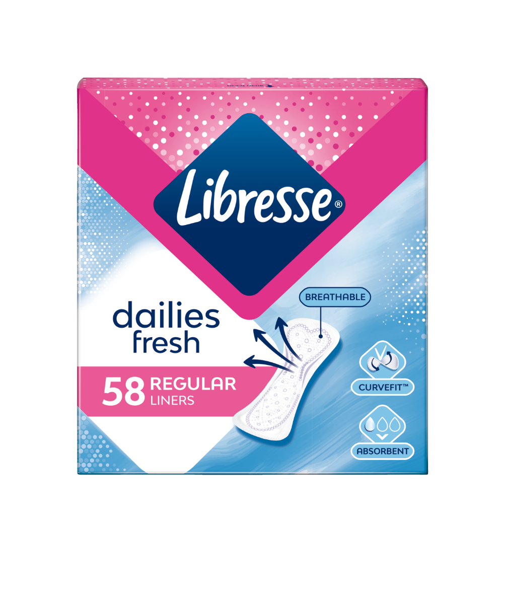 Libresse Dailies Fresh Regular Ежедневни дамски превръзки x 58 бр.