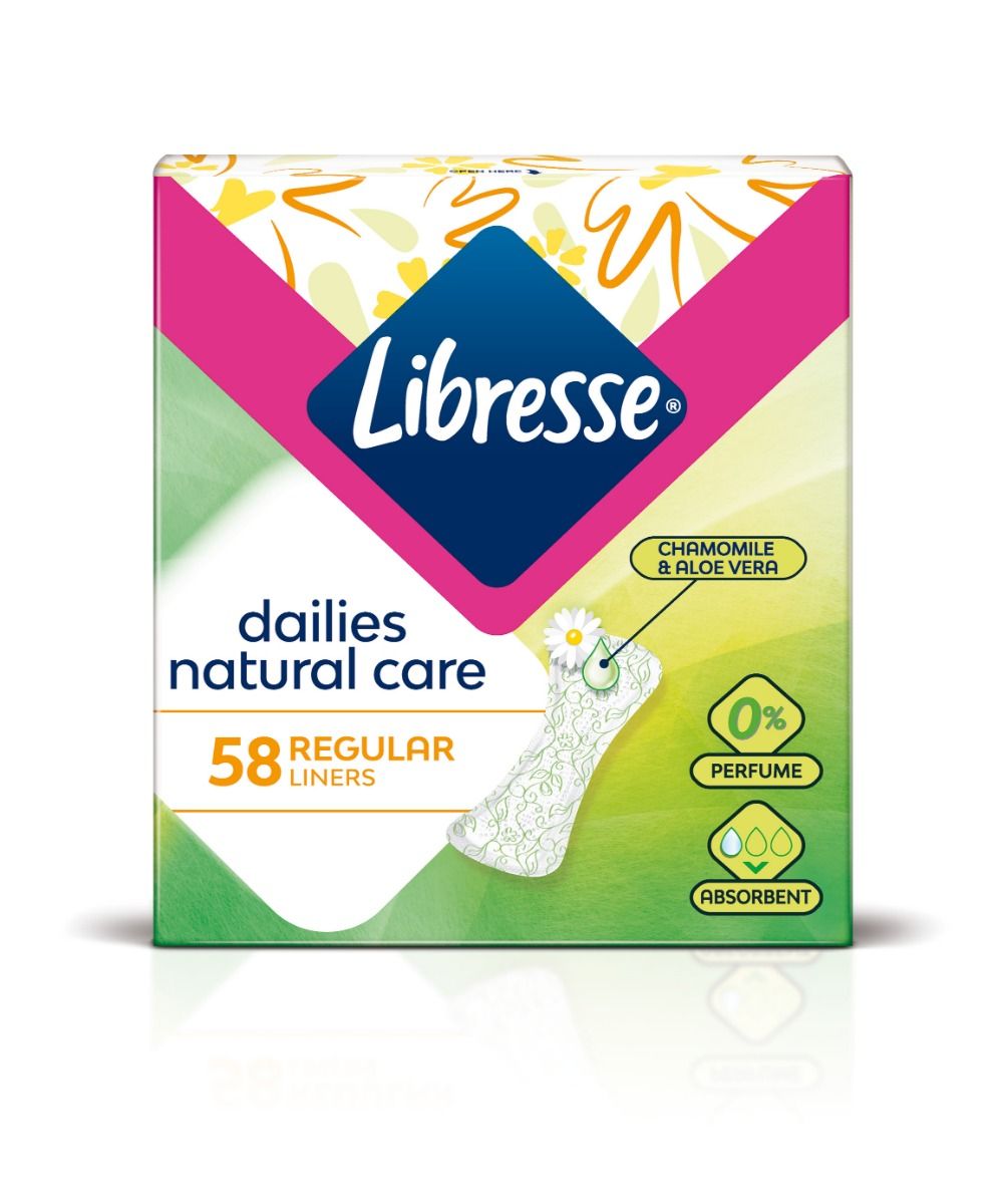 Libresse Natural Care Regular Ежедневни дамски превръзки х 58 бр.