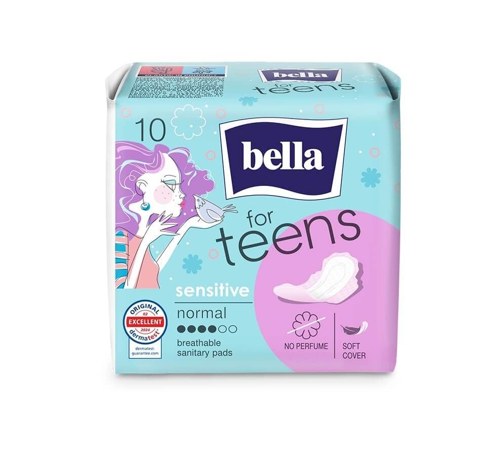 Bella for Teens Ultra Sensitive Дамски превръзки с крилца за тийнейджърки х 10 бр