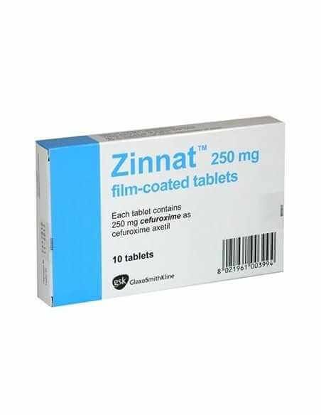 Зинат 250 мг х 10 таблетки GlaxoSmithKline