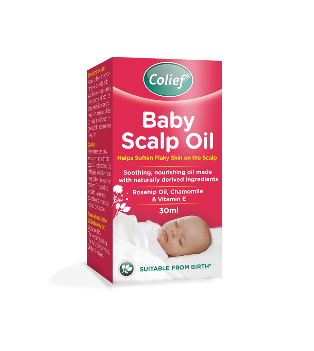 Colief Baby Scalp Oil Олио за млечни крусти за деликатна бебешка кожа 30 мл Crosscare Limited