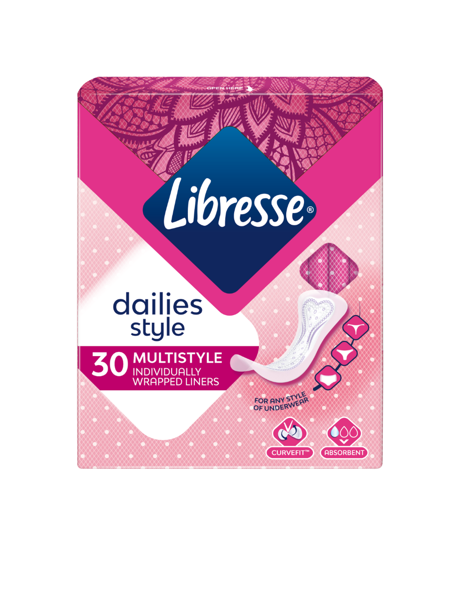 Libresse Multisyle Ежедневни дамски превръзки x 30 бр.