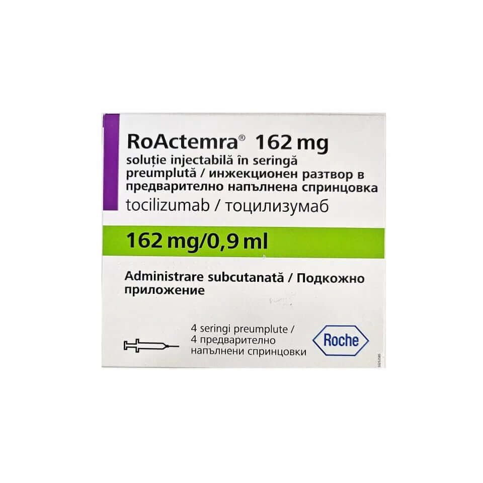 RoActemra Инжекционен разтвор 162 мг/0.9 мл х 4 броя Roche