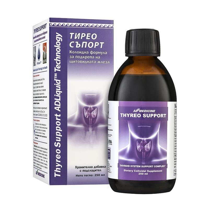 ADLiquid Thyreo Support Сироп за подкрепа на щитовидната жлеза 250 мл AD Medicine