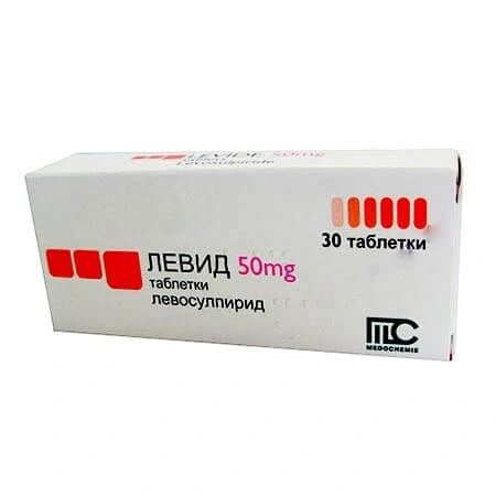 Левид 50 мг х 30 таблетки Medochemie