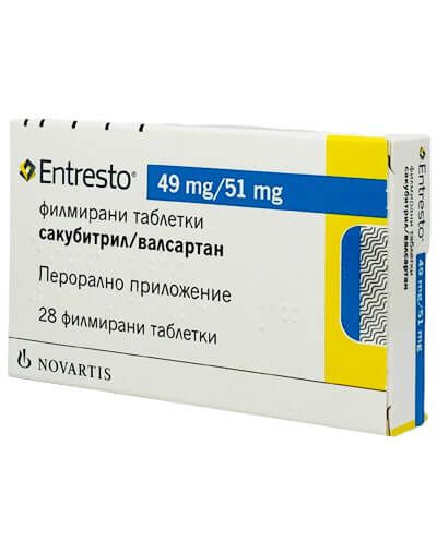 Ентресто 49 мг/51 мг х 28 таблетки Novartis
