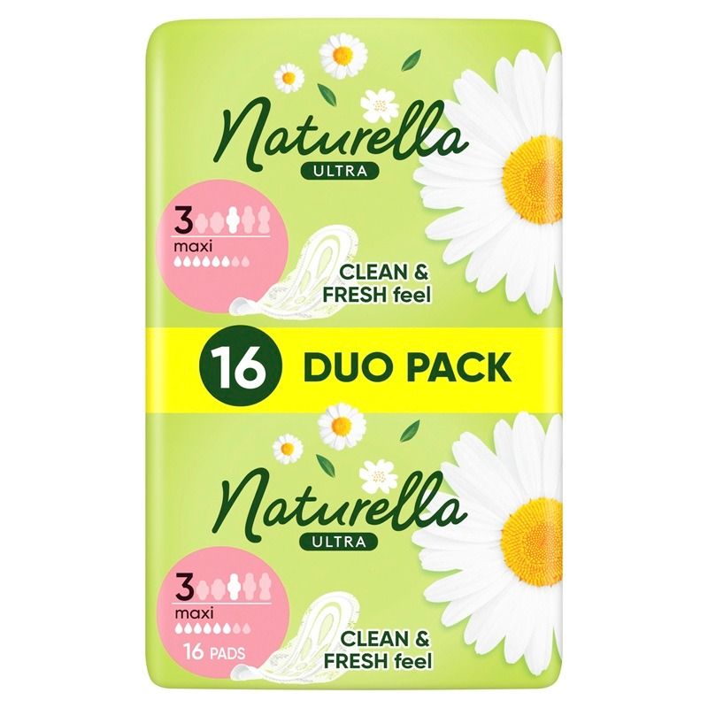 Naturella Ultra Maxi Duo pack Дневни дамски превръзки с лайка 16 бр