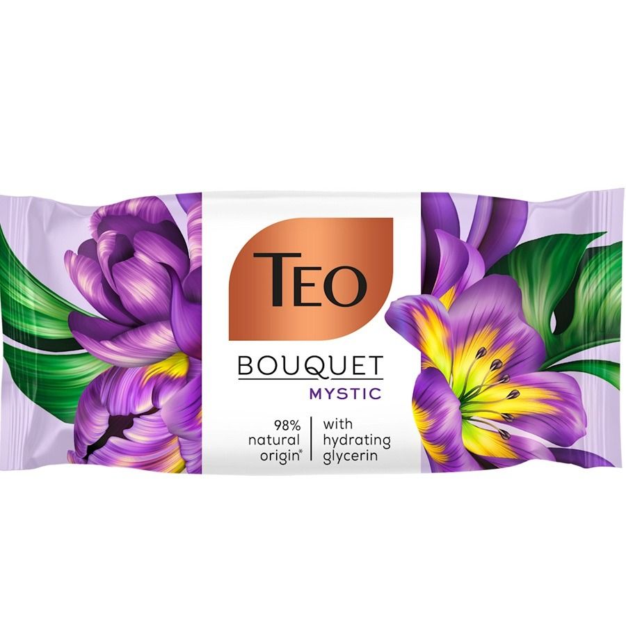 Teo Bouquet Mistic Твърд сапун с глицерин и аромат на ванилия 70 гр