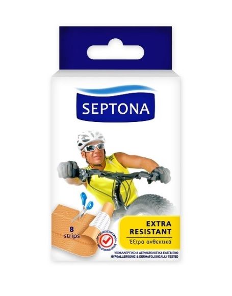 Septona Extra Resistant Екстра еластичен пластир 8 бр