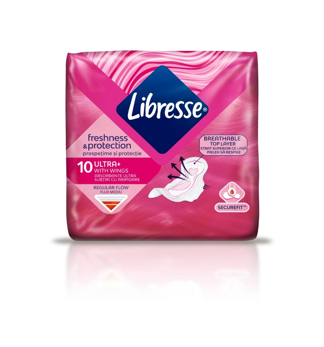 Libresse Freshness & Protectio Ultra+ Дамски превръзки х 10 бр.