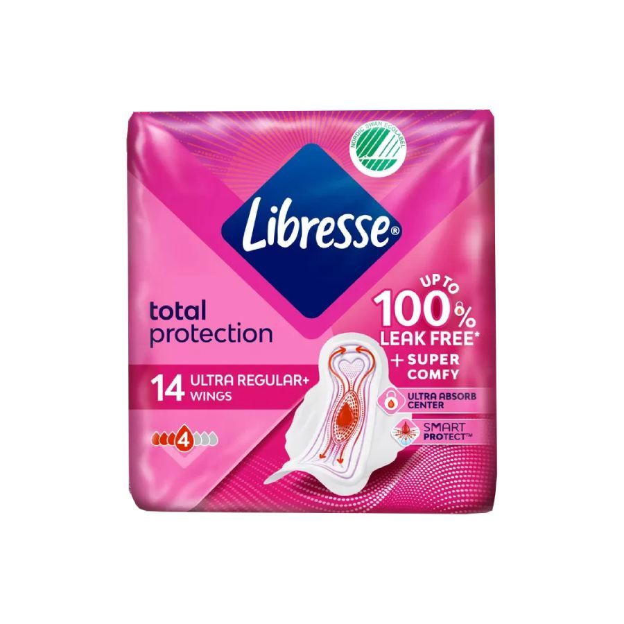 Libresse Total Protection Дамски превръзки х 14 бр.