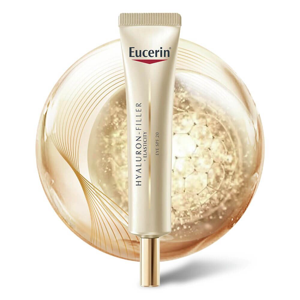 Eucerin Hyaluron-Filler + Elasticity Околоочен крем SPF20 15 мл