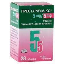 Престариум-Ко 5 мг/5 мг х 28 таблетки Servier