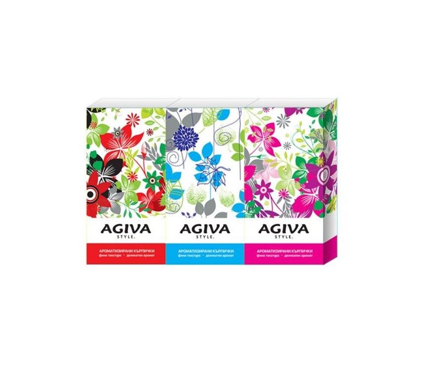 Agiva Style Носни кърпички 10 бр 6 пакета