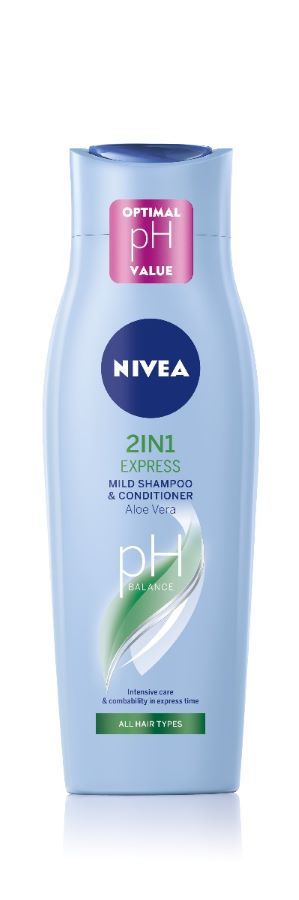Nivea Express Care Шампоан и балсам 2в1 за всеки тип коса 250 мл