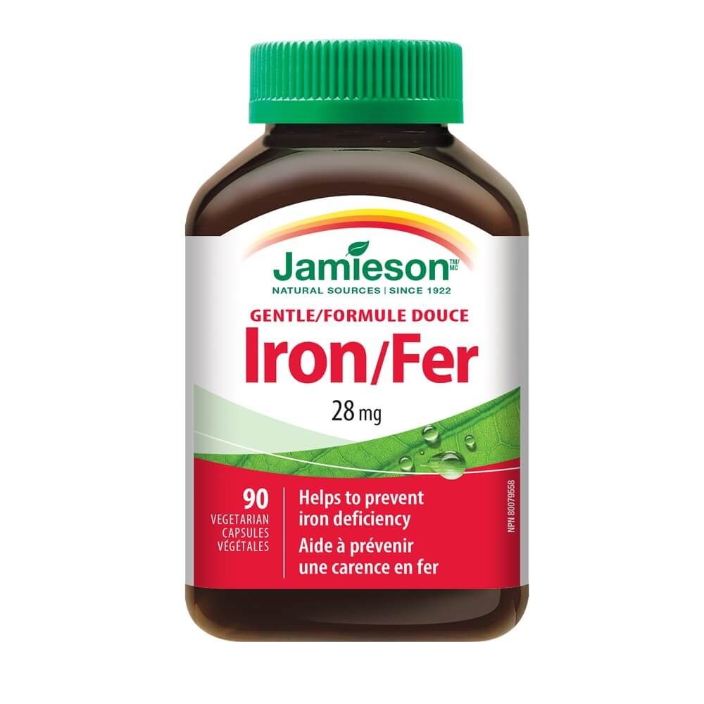 Jamieson Gentle Iron Желязо Комплекс 28 мг х 90 капсули