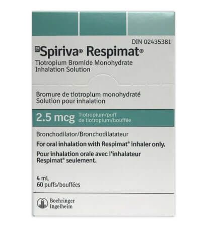 Спирива Респимат разтвор за инхалации 2.5 мг 4 мл Boehringer