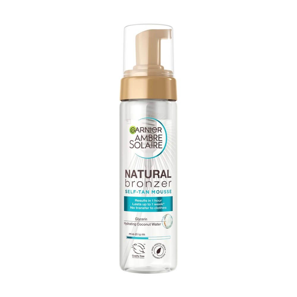 Garnier Ambre Solaire Natural Bronzer Бронзираща пяна за изкуствен тен 200 мл