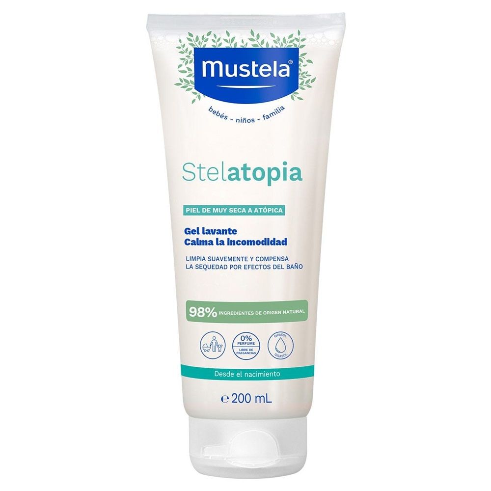 Mustela Stelatopia Душ-гел за атопична кожа 200 мл
