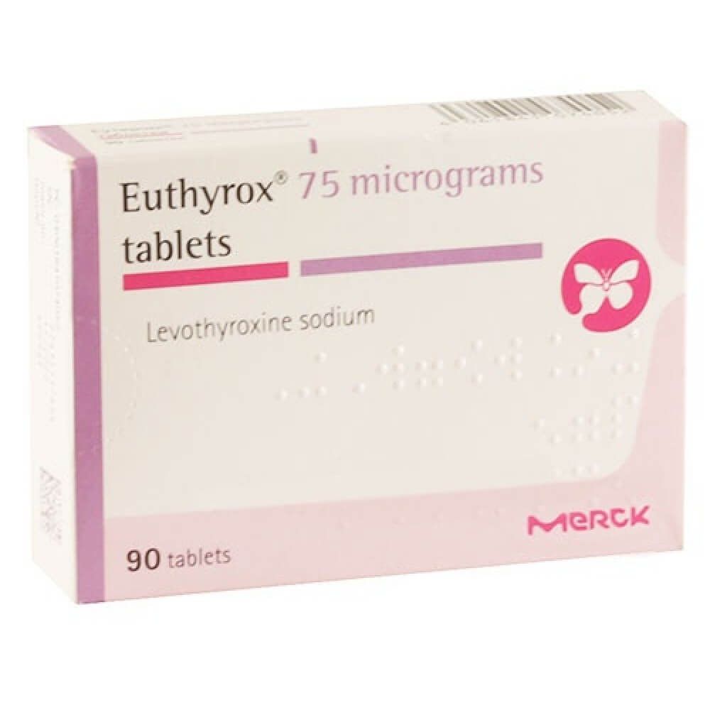 Еутирокс 75 мкг х 90 таблетки Merck