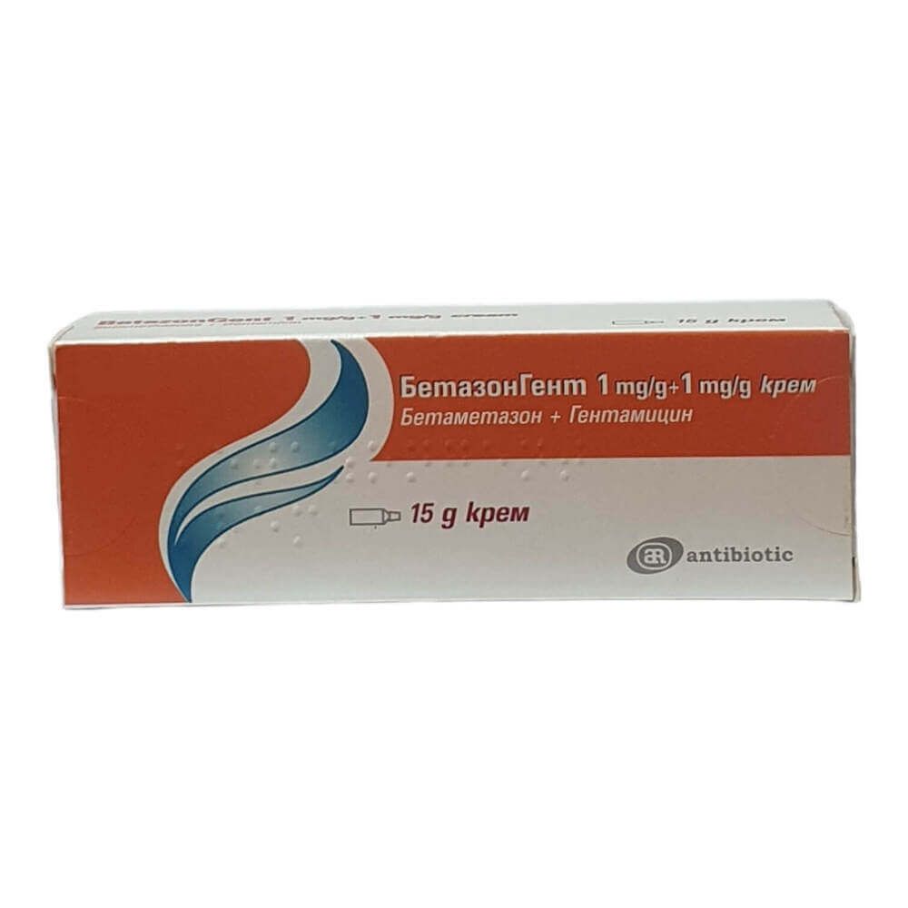 Бетазон Гент Крем 15 г Antibiotic