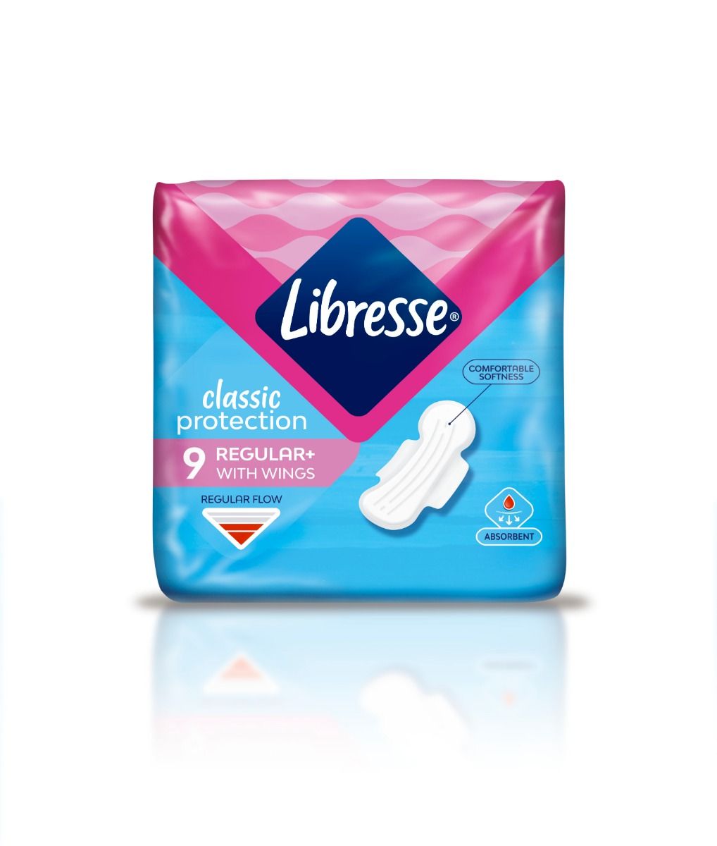 Libresse Classic Normal Дамски превръзки с крилца 9 бр Essity AB