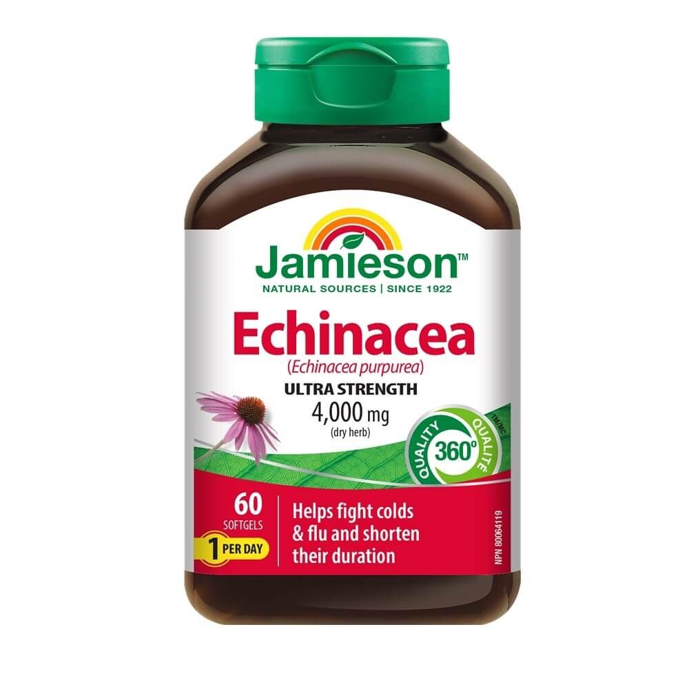 Jamieson Echinacea Ехинацея 4000 мг 60 капсули