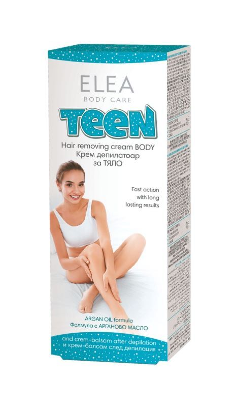 Elea Teen Депилиращ крем за тяло с арганово масло 75 гр