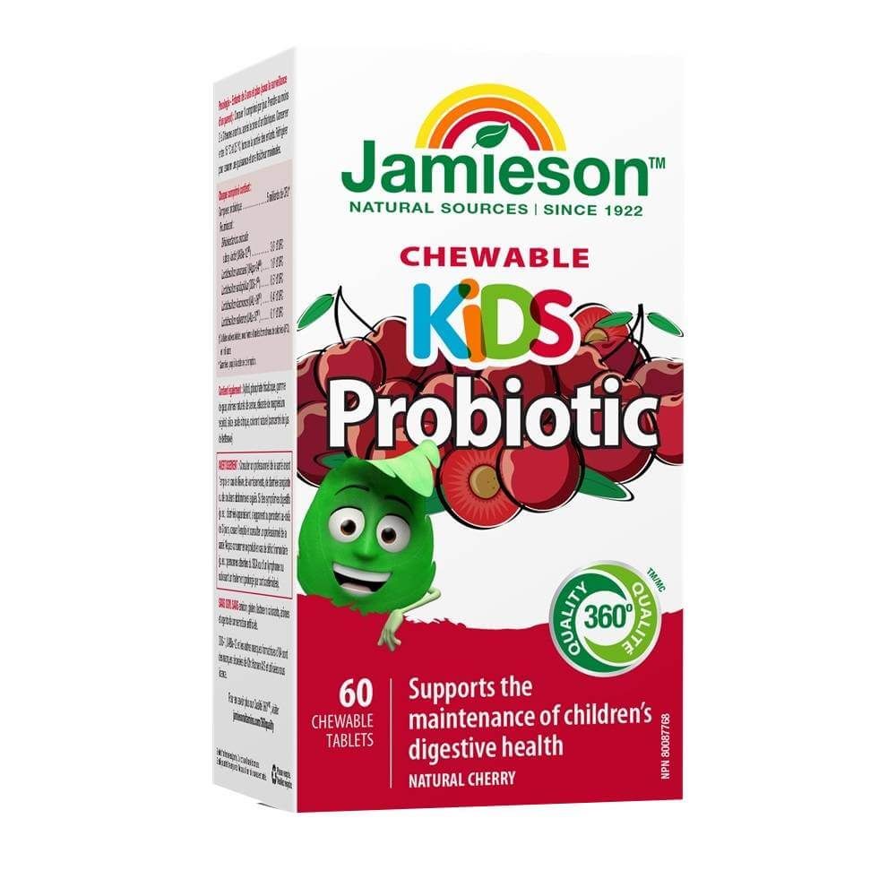 Jamieson Probiotic Kids Пробиотик за деца с вкус на череша х60 дъвчащи таблетки