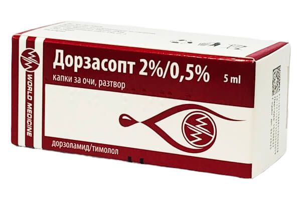 Дорзасопт капки за очи 2%/0,5% х 5 мл World Medicine