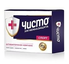 Чисто Антибактериален сапун Спорт 90 гр