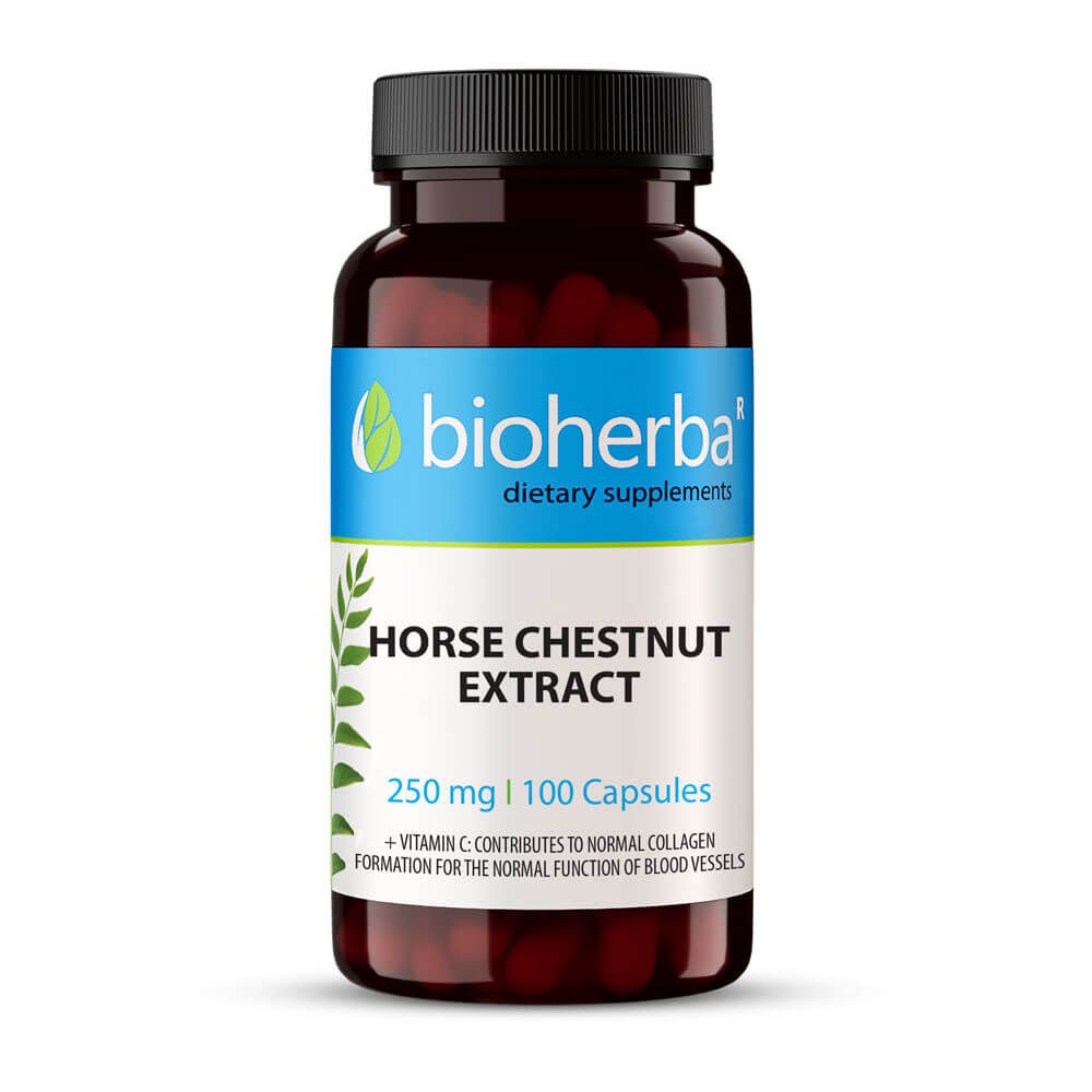 Bioherba Екстракт от конски кестен 250 мг х 100 капсули