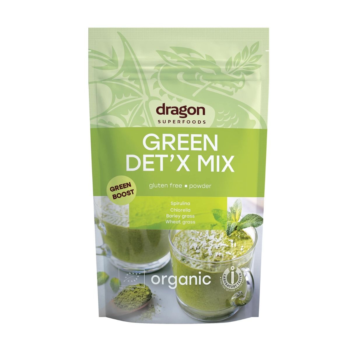 Био Зелен Детокс Микс 200 гр Dragon Superfoods