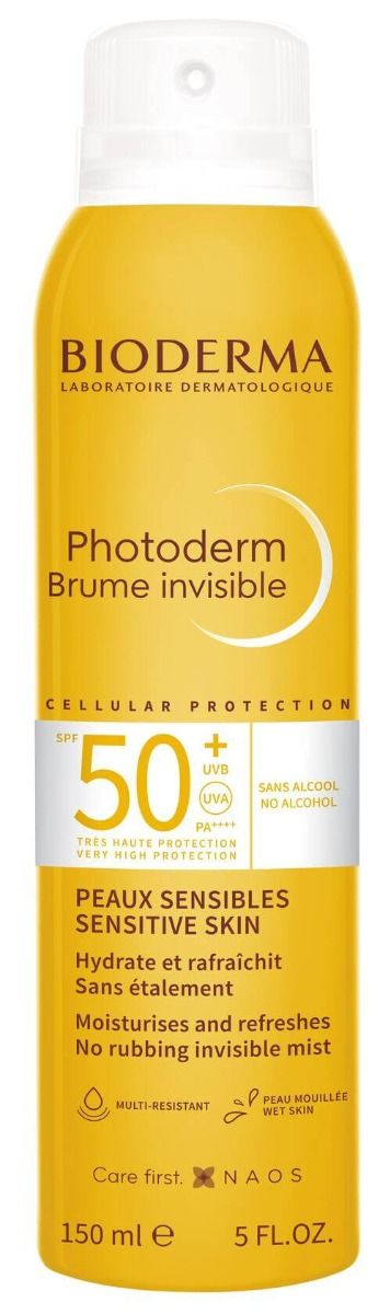 Bioderma Photoderm Слънцезащитен прозрачен спрей SPF50+ 150 мл