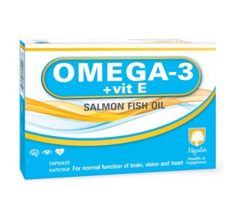 Omega-3 + Vit E За сърдечно-съдовата и нервна система х 30 капсули Magnalabs