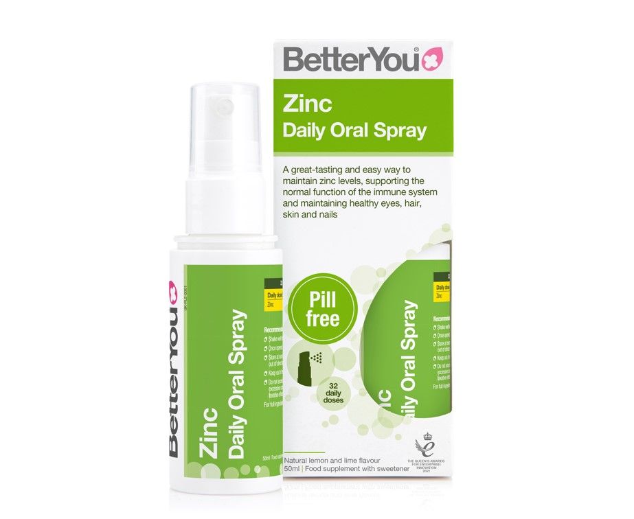 BetterYou Zinc Oral Spray Цинк орален спрей 50 мл