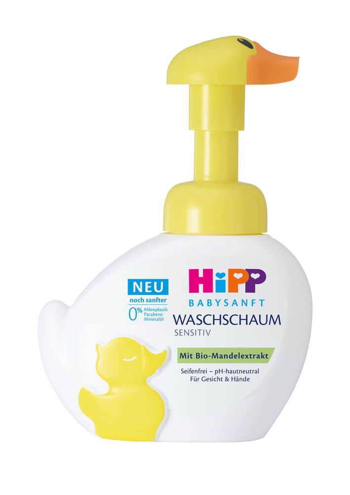 Hipp Babysanft Измивна пяна за ръце и лице Пате жълто 250 мл
