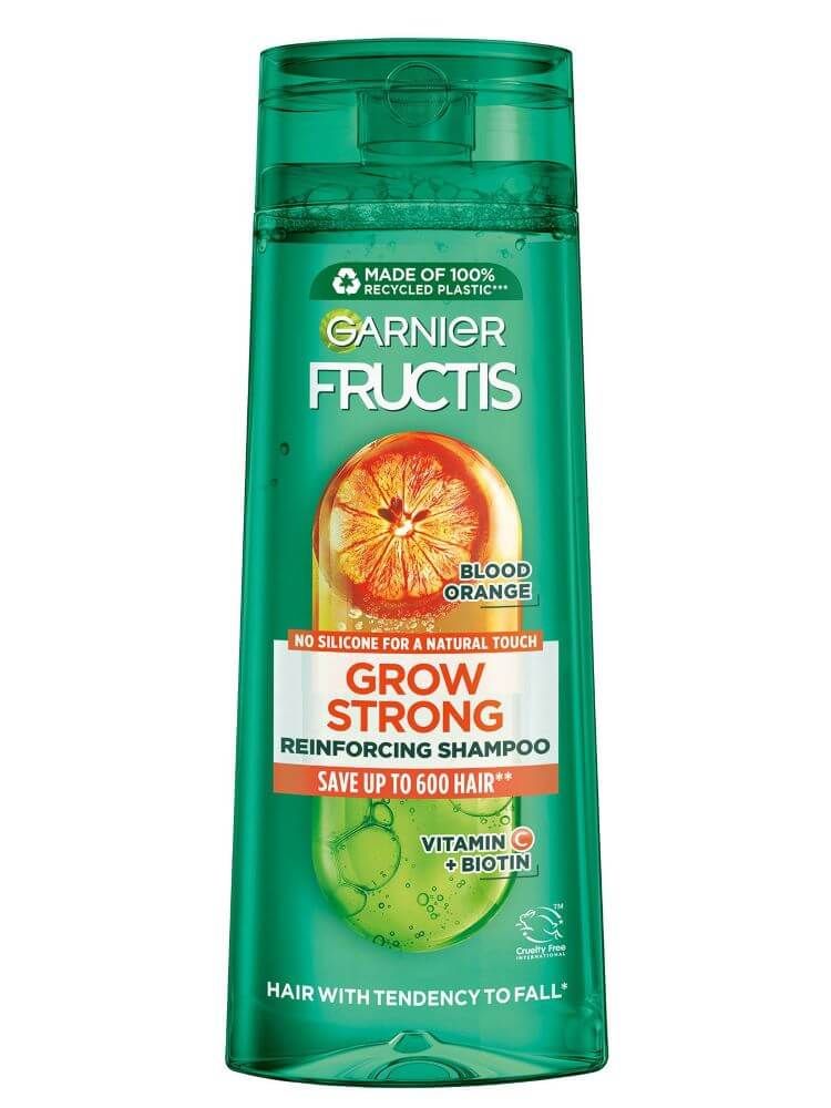 Garnier Fructis Grow Strong Vitamin Шампоан против накъсване на косата с витамини 400 мл