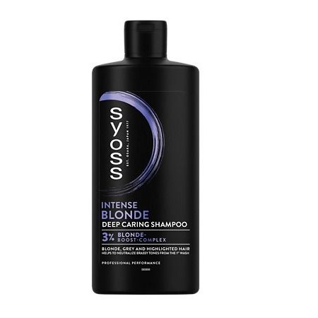 Syoss Intense Blonde Шампоан за руса и сива коса 440 мл